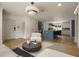 Open floor plan with a modern kitchen, island, and bright living space at 1155 Peachtree Battle Nw Ave, Atlanta, GA 30327