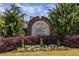 An attractive community sign surrounded by colorful flowers and greenery at 539 Mcgill Park Ne Ave, Atlanta, GA 30312