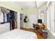 Bedroom featuring hardwood floors and access to a closet and workstation at 737 Barnett Ne St # B6, Atlanta, GA 30306