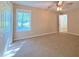 Cozy bedroom with a ceiling fan, closet and a window providing ample light at 413 Old Brock Rd, Rockmart, GA 30153