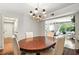 Charming dining room with access to the living room and kitchen, featuring a decorative rug at 6851 Roswell Rd # F5, Sandy Springs, GA 30328