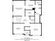 Upstairs floor plan featuring primary bedroom, bathrooms, laundry, and additional bedrooms at 1611 Alcovy Station Rd, Covington, GA 30014
