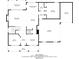 Detailed floor plan showcasing the layout of the first floor, including living spaces and a two-car garage at 1611 Alcovy Station Rd, Covington, GA 30014