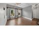 Versatile room with wood floors, and neutral walls, ready for customization at 454 Pine Bluff Dr, Dallas, GA 30157