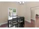 Eat-in dining area featuring wood floors and window with natural light at 570 Mcgarity Dr, Mcdonough, GA 30252
