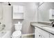Bathroom with tub, shower, and granite counter at 381 New Jersey Ave Nw, Atlanta, GA 30314