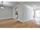 Spacious living room with hardwood floors offers an open floor plan at 52 Sutton Pl, Avondale Estates, GA 30002