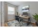 Cozy home office with natural light, desk, and neutral decor at 52 Sutton Pl, Avondale Estates, GA 30002