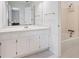 Bathroom with a white vanity and a separate tub and shower at 80 Cliffcreek Trce, Atlanta, GA 30350