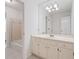 Bathroom with a white vanity and a separate tub and shower at 80 Cliffcreek Trce, Atlanta, GA 30350