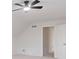 White bedroom featuring a ceiling fan and access to a closet at 80 Cliffcreek Trce, Atlanta, GA 30350