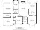 Detailed floor plan showcasing a spacious layout, including bedrooms, bathrooms, kitchen, and living areas at 2355 Woodland Hills Dr, Cumming, GA 30040