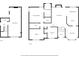 Detailed floor plan of both floors, showing the layout including living spaces, bedrooms, and other room dimensions at 2355 Woodland Hills Dr, Cumming, GA 30040