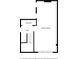 Floor plan of the first floor highlighting the Gathering room, laundry, and a small hall, created by Cubicasa at 2355 Woodland Hills Dr, Cumming, GA 30040