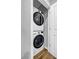 Convenient in-unit stacked washer and dryer laundry setup at 2022 Bixby Byway Se Rd, Atlanta, GA 30317