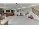 Large, spacious basement with plush carpet, great for entertaining and play at 457 Skiles Ct, Suwanee, GA 30024
