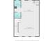 Floor plan featuring a kitchen, living room, bath, and laundry with dimensions at 261 Mahone Dr, Lilburn, GA 30047