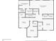 Second floor plan showcasing bedrooms, bathrooms and laundry room at 525 Clinton Dr, Temple, GA 30179