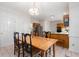 Cozy dining area with tiled floors and a view into the adjacent kitchen at 1950 Wenlok Ne Trl, Marietta, GA 30066