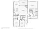 First floor plan highlighting the kitchen, bedrooms, primary bedroom, and screened patio at 35 Henson Farm Dr, Loganville, GA 30052