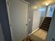 View of basement entryway and staircase from lower level at 110 Stagecoach Trl, Stockbridge, GA 30281