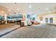 Spacious ballroom featuring elegant decor with chandeliers, ample seating, and a cozy lounge area at 1800 Clairmont Lk # A310, Decatur, GA 30033
