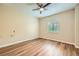 Bedroom with ceiling fan and window providing natural light at 1800 Clairmont Lk # A310, Decatur, GA 30033