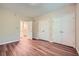 Spacious bedroom boasts hardwood floors, double door closets, and neutral paint throughout at 1800 Clairmont Lk # A310, Decatur, GA 30033