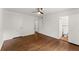 Bedroom featuring hardwood floors and two closets at 3510 Roswell Nw Rd # N3, Atlanta, GA 30305