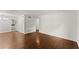 Bright living room with hardwood floors, white walls, and minimalist design at 3510 Roswell Nw Rd # N3, Atlanta, GA 30305