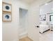 View of a bedroom, with a door leading to the stairway at 6090 River Chase Cir, Atlanta, GA 30328