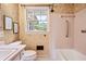 Bathroom showcasing tiled shower/tub, and vanity at 3089 Ranlo Dr, Atlanta, GA 30340