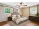 Comfortable bedroom with two windows allowing for ample natural light at 3089 Ranlo Dr, Atlanta, GA 30340
