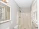 Bathroom featuring a shower and tub combination, vanity with mirror, and natural light at 3406 Blackberry Ln, Villa Rica, GA 30180
