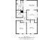 Second-floor layout of the property, featuring the primary bedroom, two additional bedrooms, and two bathrooms at 4648 Danna Dr, Austell, GA 30106