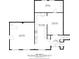 First-floor layout of the property, featuring a living room, eat-in kitchen, dining room, and foyer at 4648 Danna Dr, Austell, GA 30106