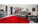 Finished basement with large seating area, wet bar, and walkout access at 4648 Danna Dr, Austell, GA 30106