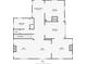 Detailed floorplan showing layout of den, foyer, office, playroom, bathroom, breakfast nook, and kitchen, along with room dimensions at 205 Cobb St, Palmetto, GA 30268