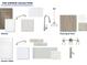 Avenue Collection showcasing kitchen and bath design elements: cabinets, countertops, fixtures, flooring, and paint at 507 Barnfield Way, Dallas, GA 30157