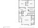 Second floor plan featuring primary bedroom, two bedrooms, two bathrooms, and laundry room at 231 Silver Fox Trl, Dallas, GA 30157