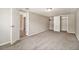 Cozy bedroom features new carpet, neutral paint, and convenient closet space at 41 Elder St, Fairburn, GA 30213
