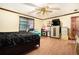 A spacious bedroom with a ceiling fan at 1198 Old Mill Rd, Dallas, GA 30157