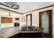 A kitchen island with a cooktop and a pantry at 1198 Old Mill Rd, Dallas, GA 30157