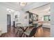 Open-concept dining area with seamless flow to the living room and kitchen for easy entertaining at 5149 Roswell Rd # 1, Atlanta, GA 30342