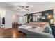 Stylish living room featuring hardwood floors and an open layout, seamlessly connecting living spaces at 5149 Roswell Rd # 1, Atlanta, GA 30342