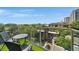 Relaxing balcony with seating and city views in a lush, green setting at 905 Juniper Ne St # 805, Atlanta, GA 30309