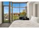 Bright bedroom with large windows offering amazing city views and natural light at 905 Juniper Ne St # 805, Atlanta, GA 30309