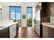 Bright and modern kitchen with stainless steel appliances and city views at 905 Juniper Ne St # 805, Atlanta, GA 30309