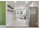 Bright and modern kitchen with stainless steel appliances, white cabinets, and a sleek design at 2049 Rector Dr, Atlanta, GA 30311