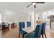 Open-concept dining area leading to the kitchen and living room, perfect for entertaining at 2483 Hunting Valley Dr, Decatur, GA 30033